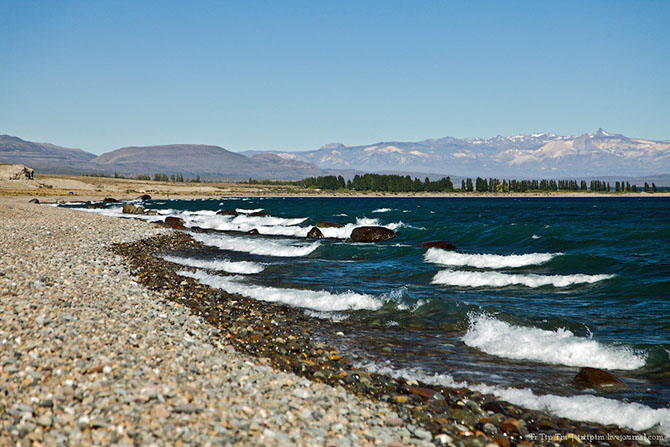 Лазурь и мрамор озера Буэнос Айрес - Хенераль Каррера
