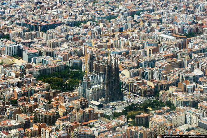 Барселона с высоты