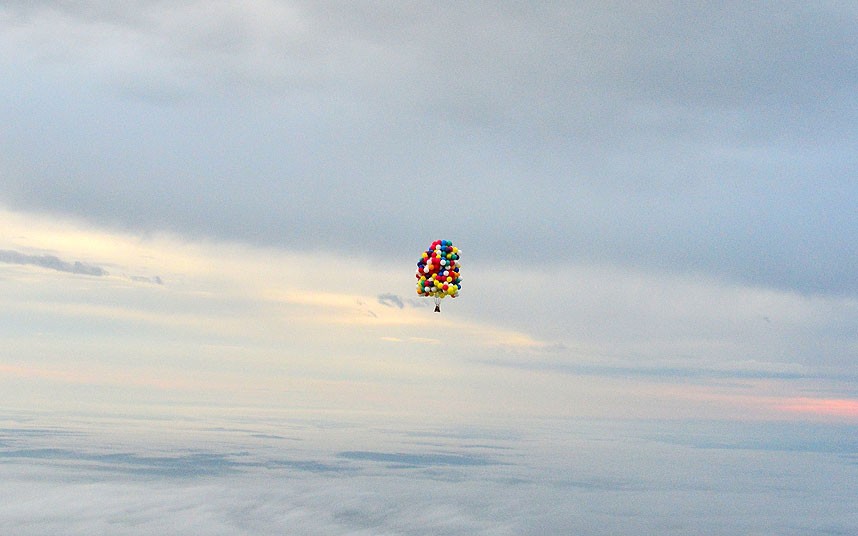 Через Атлантику на воздушных шарах (15 фото)