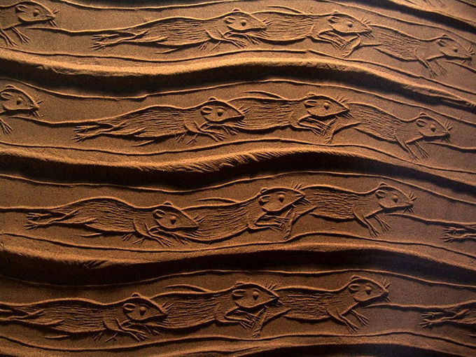 Песчаные принты Ahmad Nadalian (16 фото)