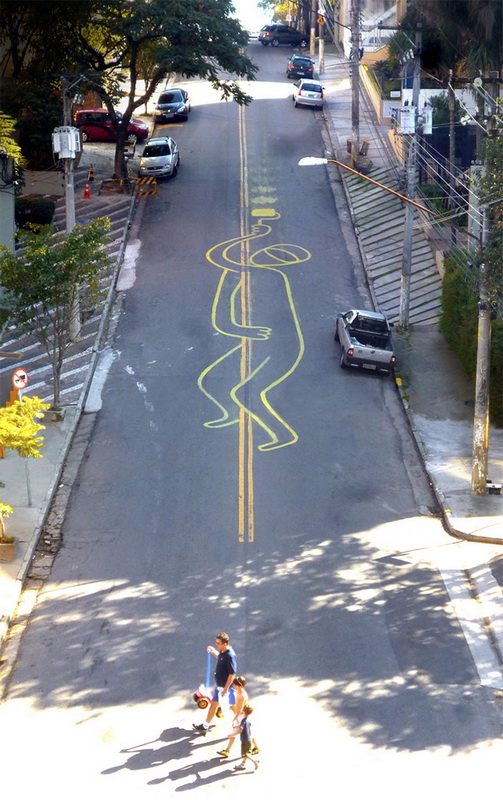 Стрит-арт в Сан-Пауло (6 фото)