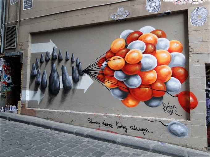 Уличный художник Fintan Magee (35 фото + видео)