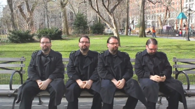 Нью-йоркский парк заполонили четверняшки (5 фото + видео)