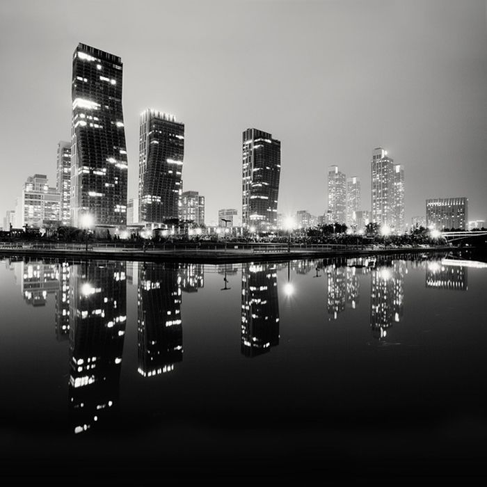 Черно белые фотографии городов