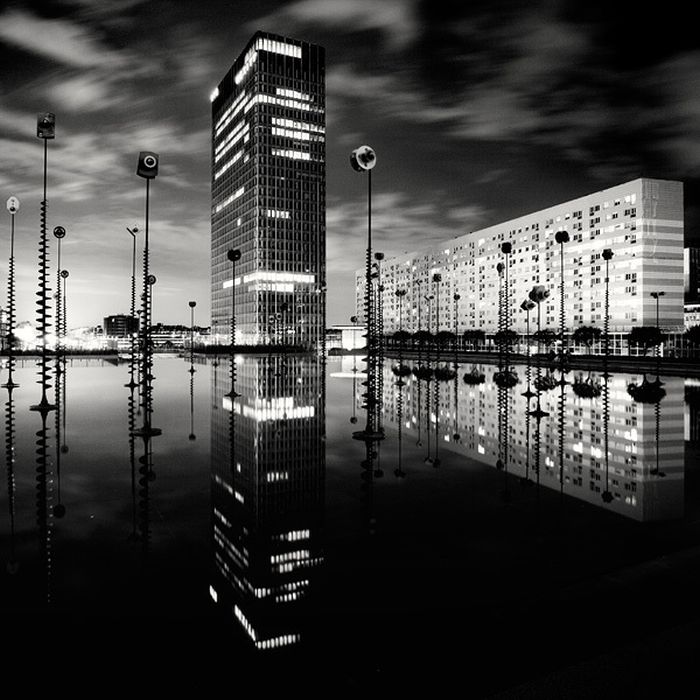 Черно белые фотографии городов