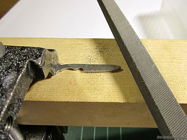 Изготовление миниатюрного ножа