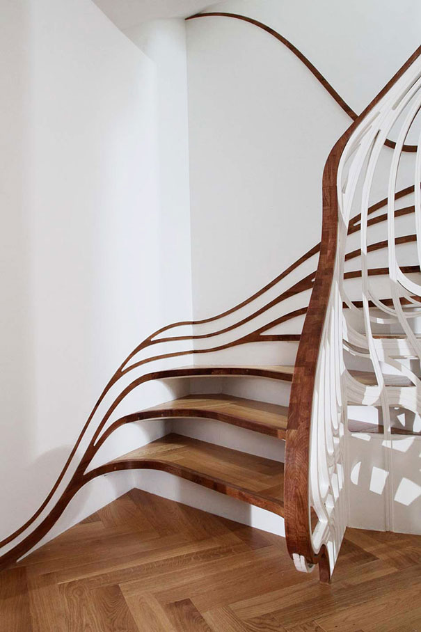 25 видов креативных лестниц в доме