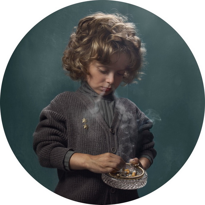 Курящие дети Frieke Janssens (14 фото)