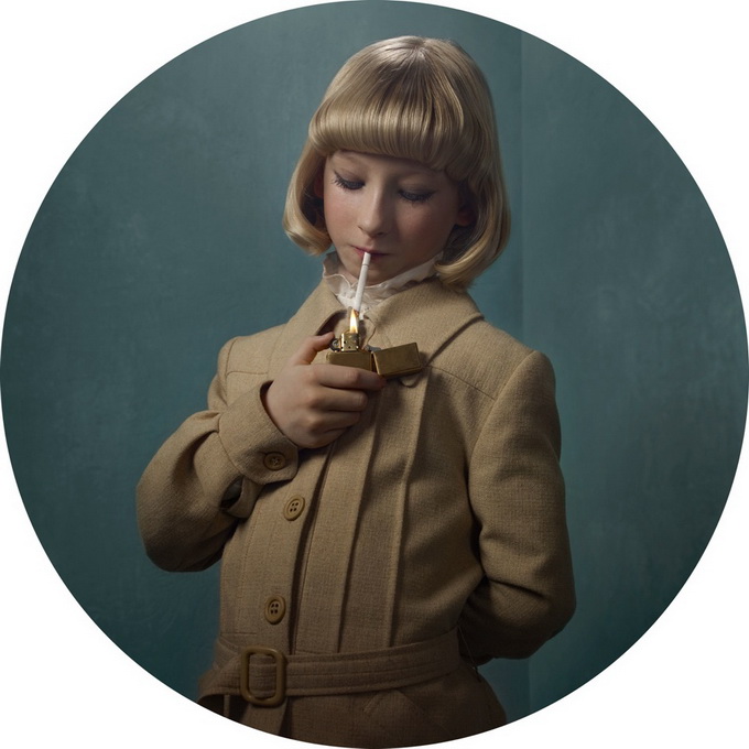 Курящие дети Frieke Janssens (14 фото)