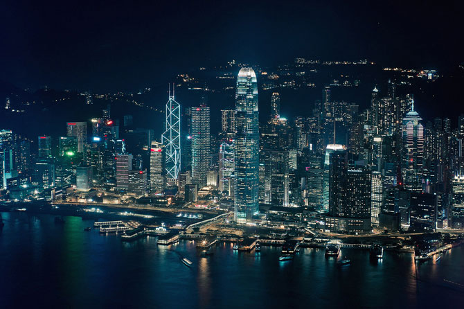 Фотографии Гонконга в инфракрасном диапазоне (41 фото)