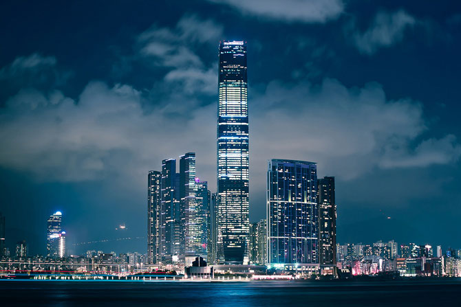Фотографии Гонконга в инфракрасном диапазоне (41 фото)