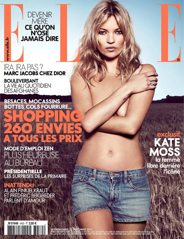 Кейт Мосс в Elle France (11 фото)