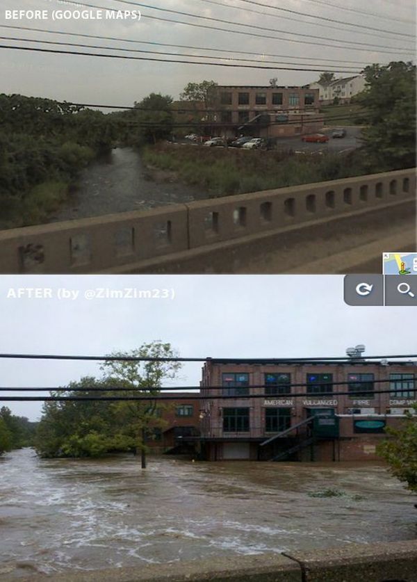 Ураган Ирэн До и После (17 фото)