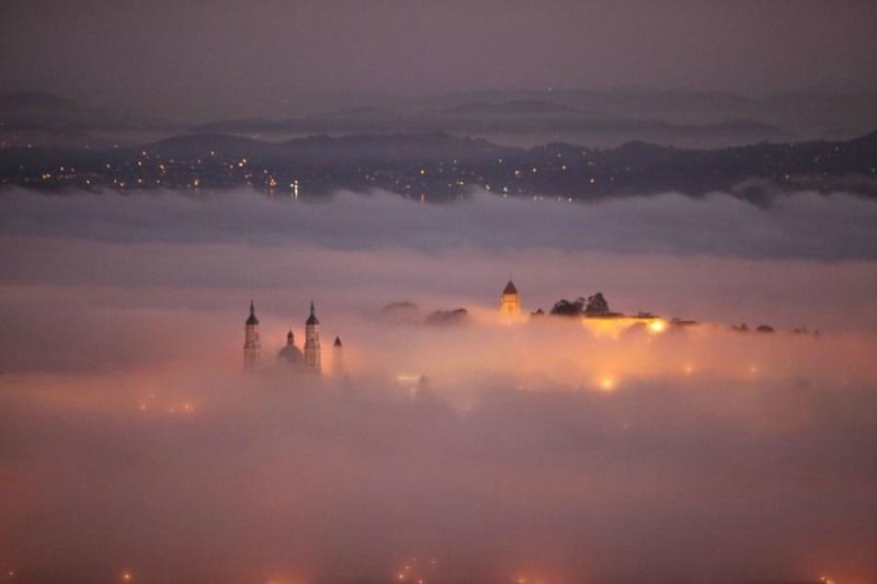 Знаменитый туман в Сан-Франциско (9 фото)