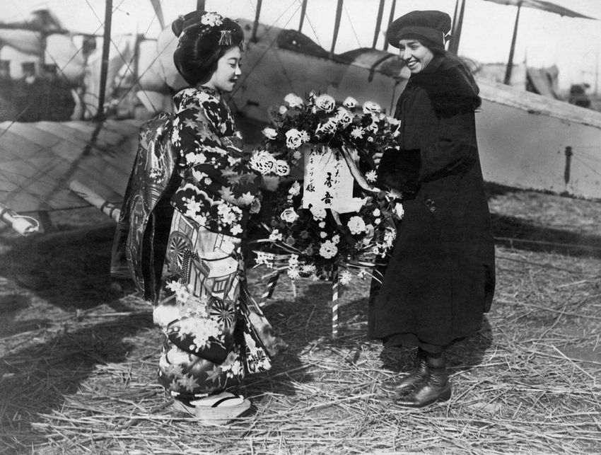 Женщины-пилоты прошлого (18 фото)