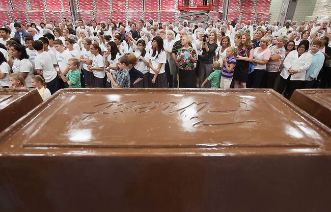 Огромная шоколадка (13 фото)
