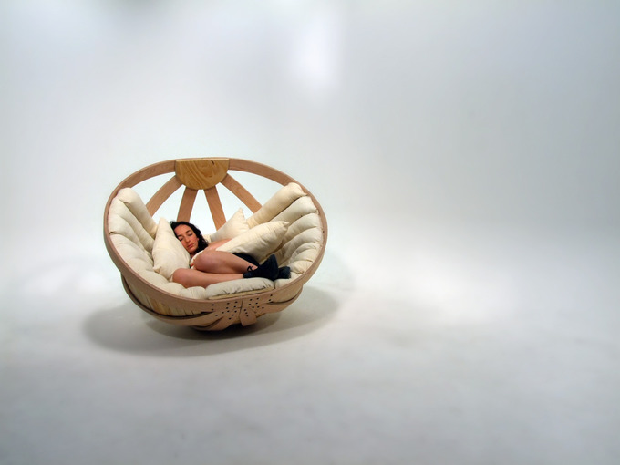 Кресло - качалка Cradle (10 фото)