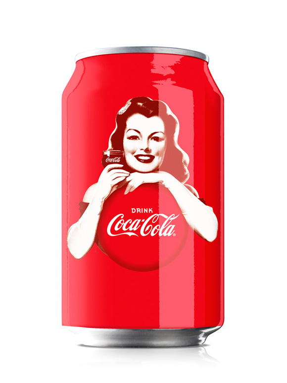 Юбилейное оформление Coca-Cola 