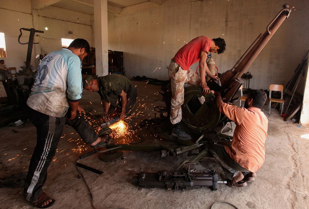 Самодельное оружие ливийских мятежников (34 фотографии), photo:14