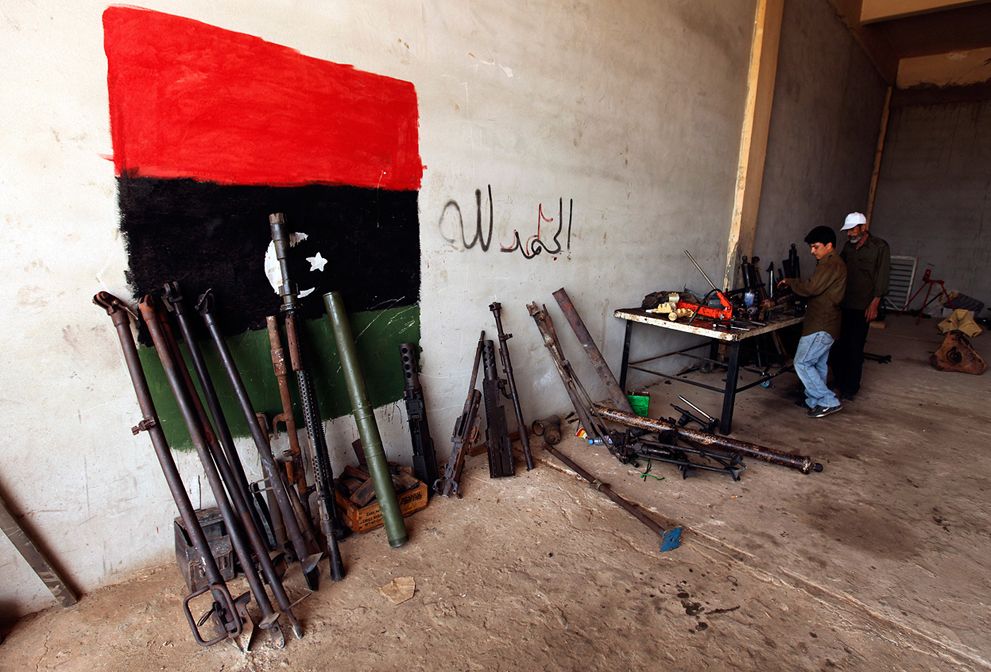 Самодельное оружие ливийских мятежников (34 фотографии), photo:19