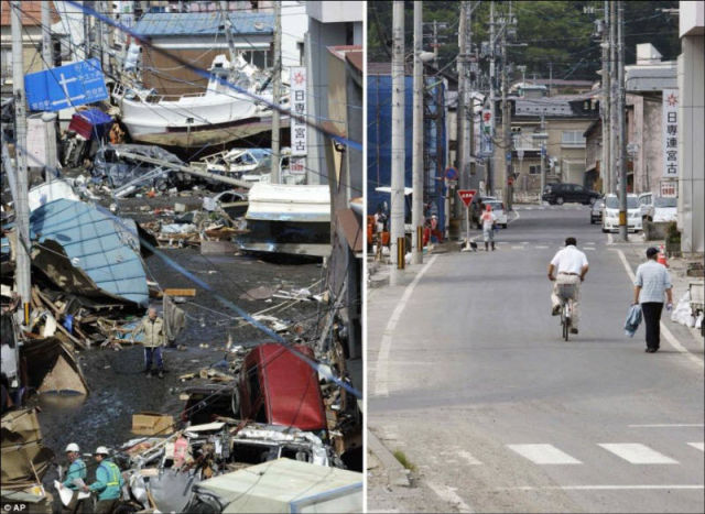 Япония восстанавливается после цунами (14 фотографий), photo:7