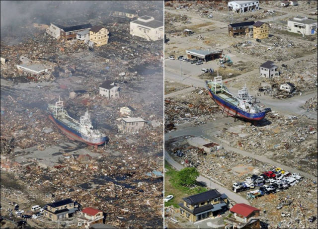 Япония восстанавливается после цунами (14 фотографий), photo:8