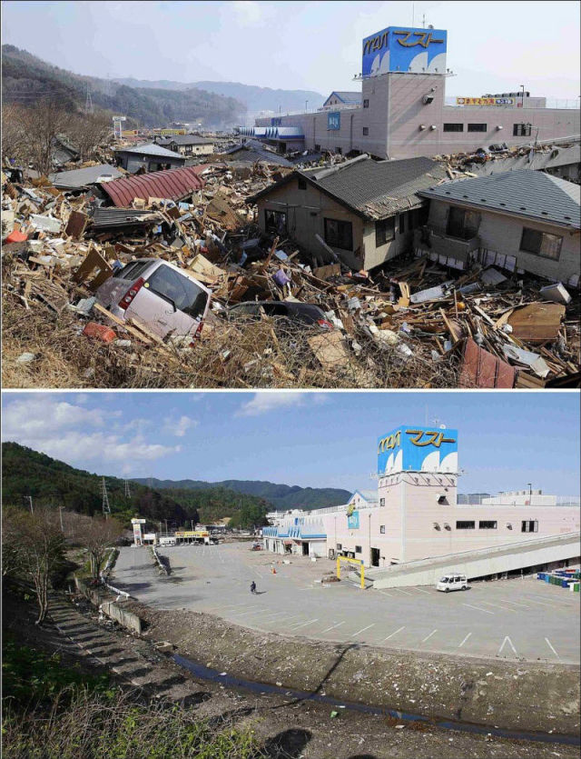Япония восстанавливается после цунами (14 фотографий), photo:13