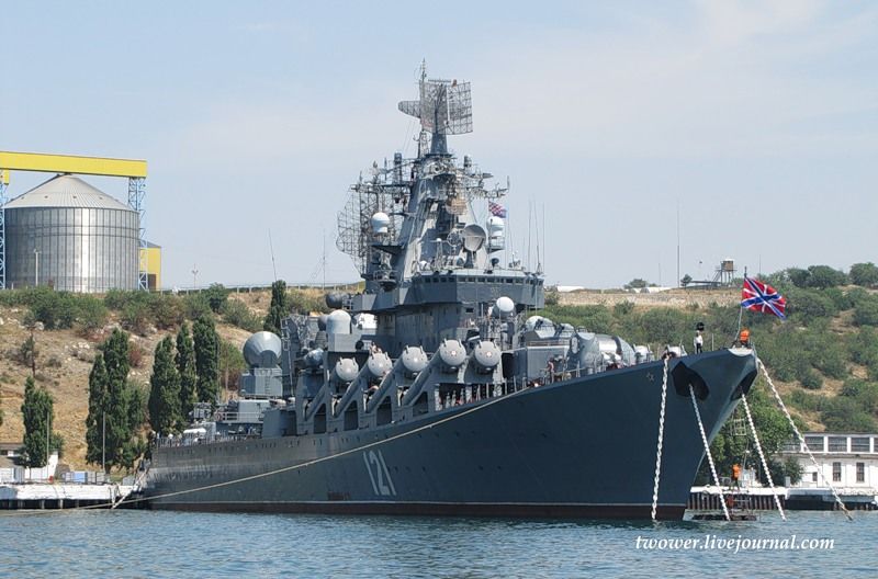 Гвардейский ракетный крейсер Москва (27 фотографий), photo:27