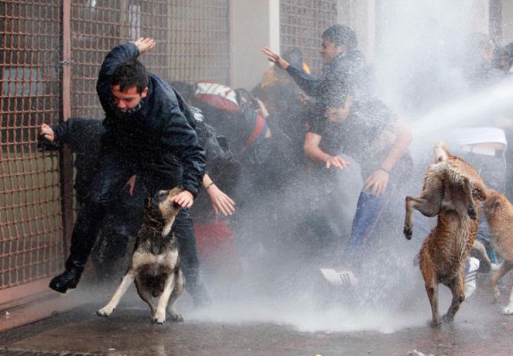 Студенческие протесты в Чили (33 фотографии), photo:1