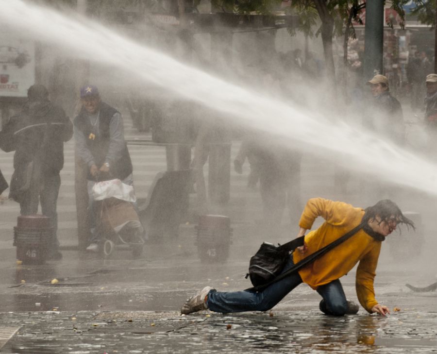 Студенческие протесты в Чили (33 фотографии), photo:8