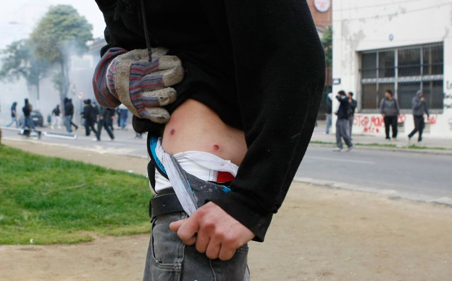 Студенческие протесты в Чили (33 фотографии), photo:15