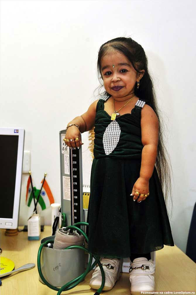 Рекорд Гиннесса - самая маленькая женщина в мире