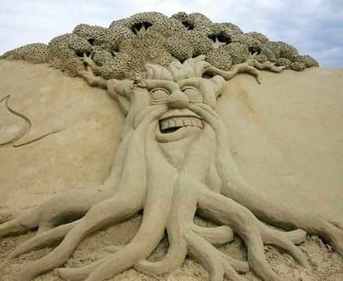 Песчаные скульптуры (20 фото)