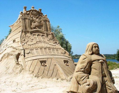 Песчаные скульптуры (20 фото)