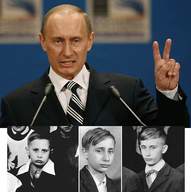 Знаменитые политики в детстве и юности (33 фотографии)