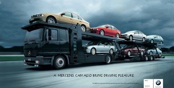 Рекламные войны автомобильных брендов (11 фото)