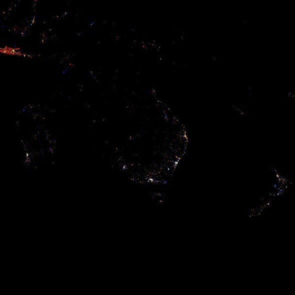 Огни Земли ночью (7 фото)
