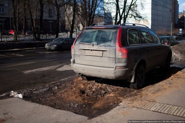 Весна на русских дорогах (17 фото)