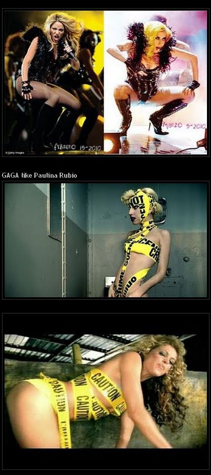 Леди Гага копирует звезд (15 фото)