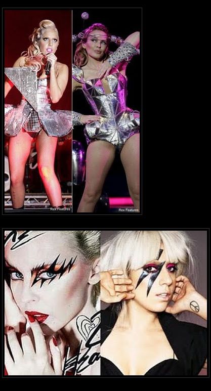 Леди Гага копирует звезд (15 фото)