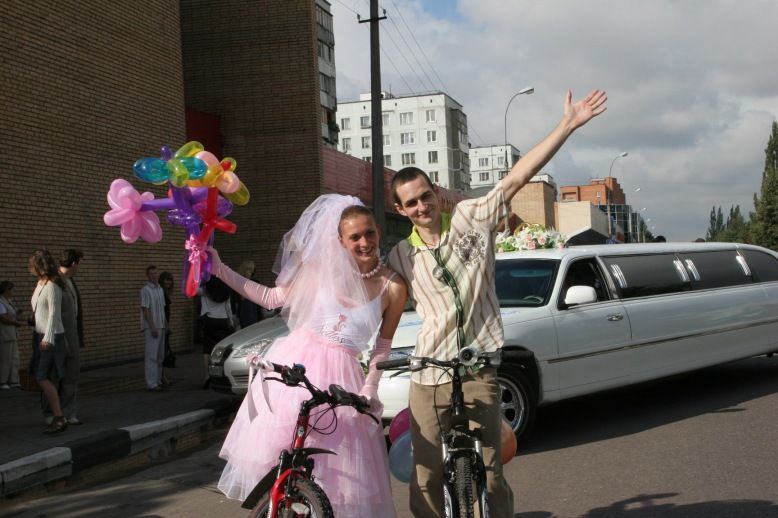 Вело-свадьбы (19 фото)