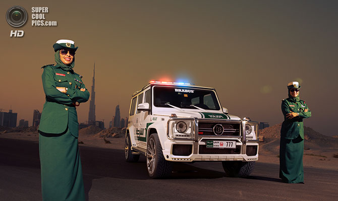 Дубайский полицейский автомобиль от Brabus