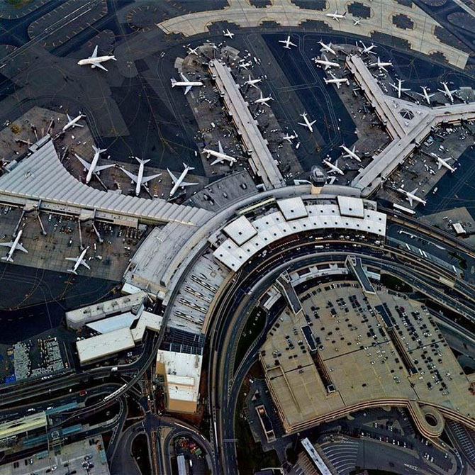 Аэропорты с высоты птичьего полета