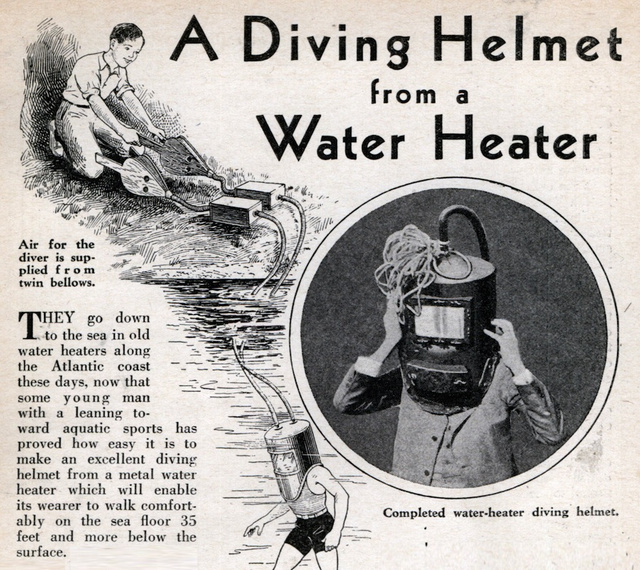 Странная и удивительная история водолазного костюма