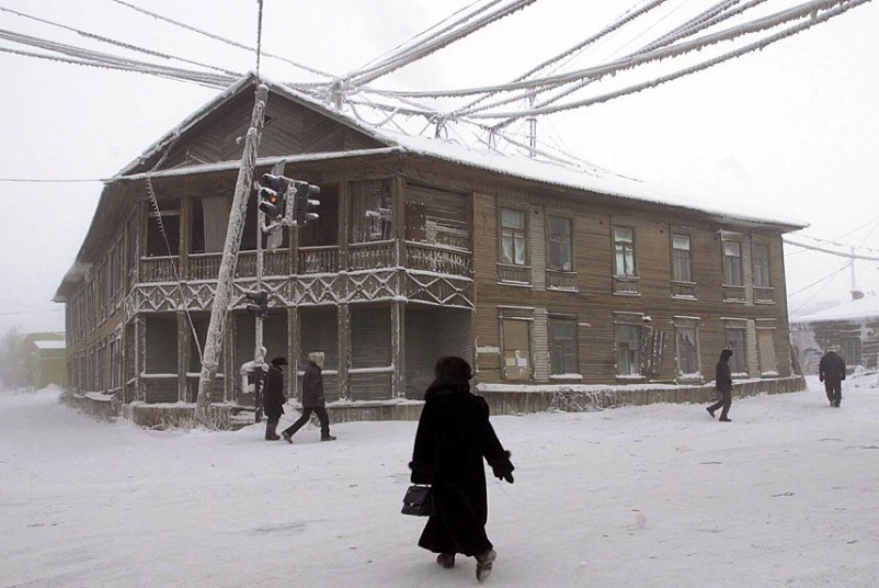 Якутск в России — самый холодный город на Земле