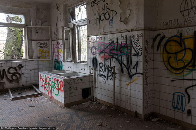 Заброшенная детская больница в Берлине