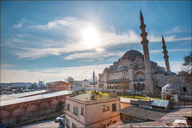 Самая большая мечеть Стамбула. Сулеймание