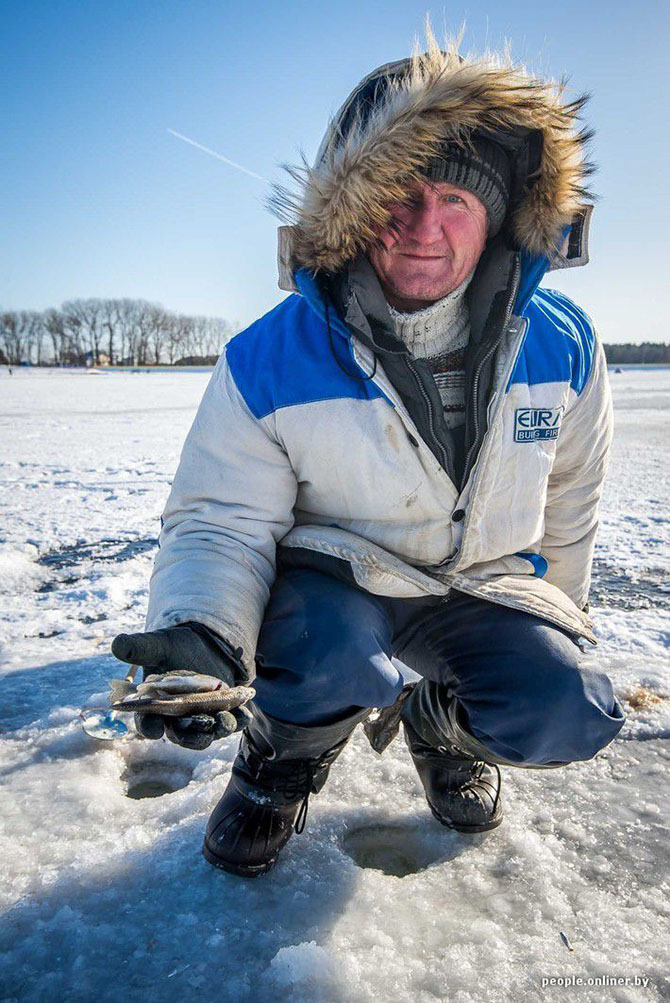 Особенности подледной рыбалки на Минском море