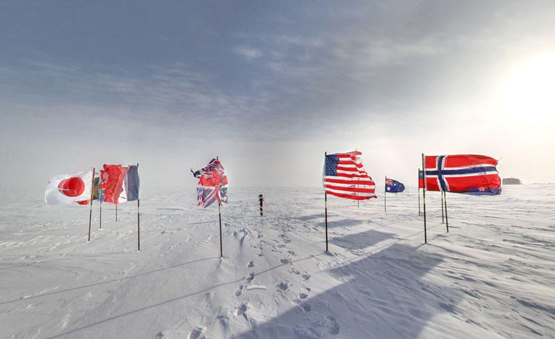 Исследование Антарктиды с Google Street View