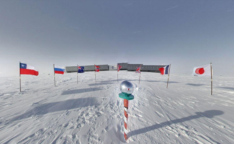 Исследование Антарктиды с Google Street View
